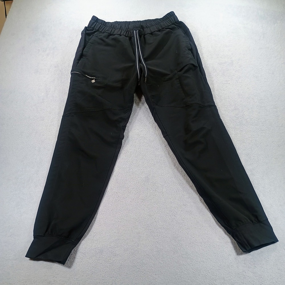 Healing Hands Women Scrubs Jogger Pants Black M Sustainable Cargo Pockets